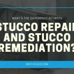 stucco repair vs stucco remediation